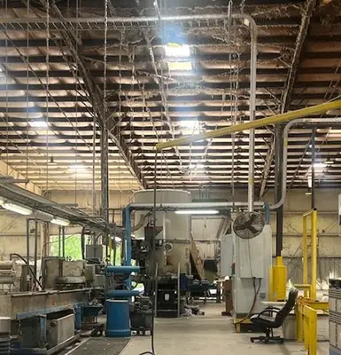 Gamma Meccanica GM 160 37 D Compac Extrusion Line w/Vecoplan RG60/200 U XL FF T Film & Fiber Shredder