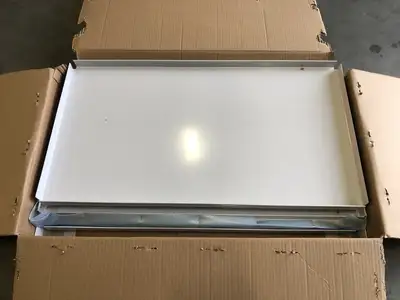 33" x 18" x 47" 3-Shelf Rolling cart w/ 3" Swivel Casters