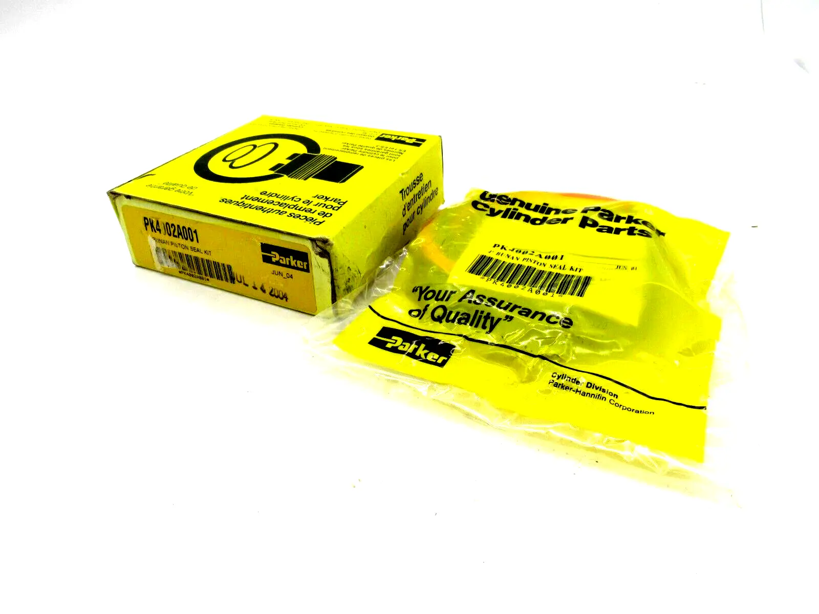 NEW PARKER PK4002A001 4 INCH BUNAN PISTON SEAL KIT