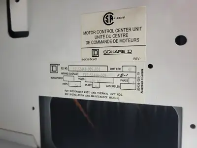 USED SQUARE D MODEL 6