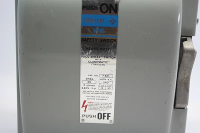 New | in-Stock Gould ITE F421 Switchgears California US | Davliegogo LLC #1705610
