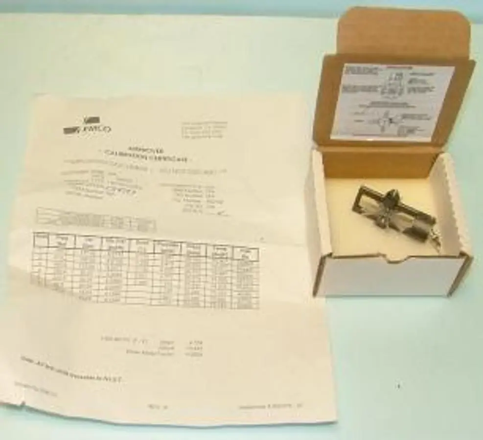 QTY. 1. EMCO PRODUCT AIR PROVER WITH CALIBRATION C...