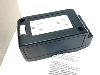 USED MURRELEKTRONIK MSVD POWER SOCKET NEMA (GFCI) FOR DIN RAIL