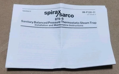NEW Spirax Sarco 1803051