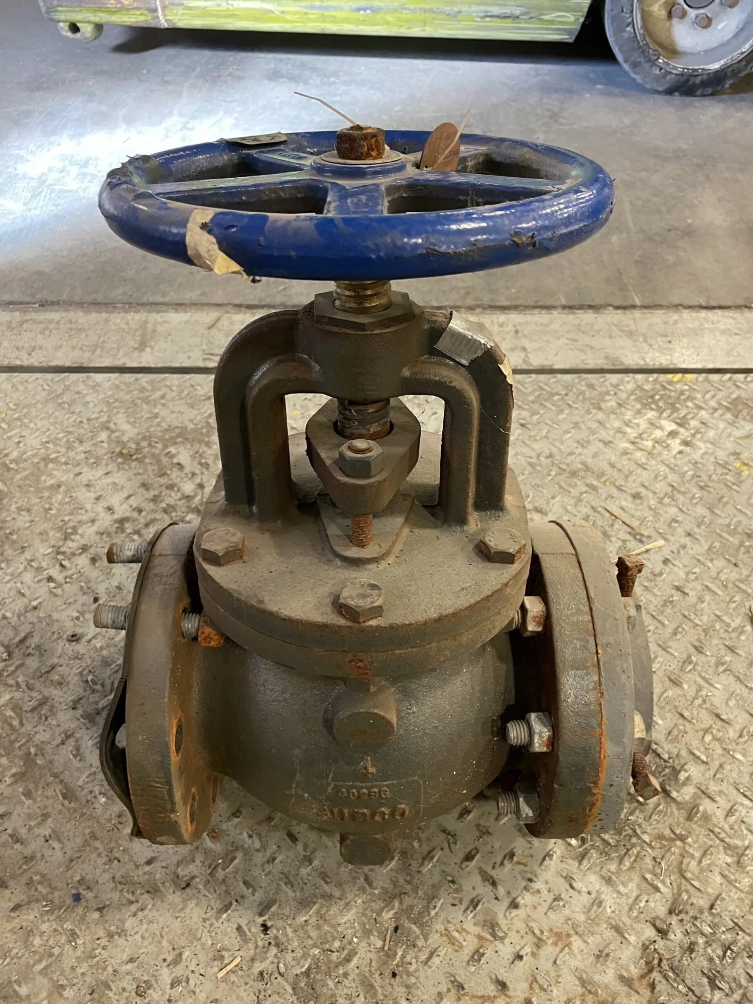 Nibco 4″ Cast Iron Flanged Manual Ball Valve 125/200PSI
