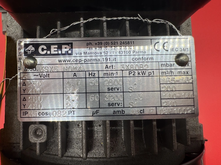 New | in-Stock C.E.P. 3SX5 N0M4 Blowers Alabama US | Transamerican Equipment Company #712454