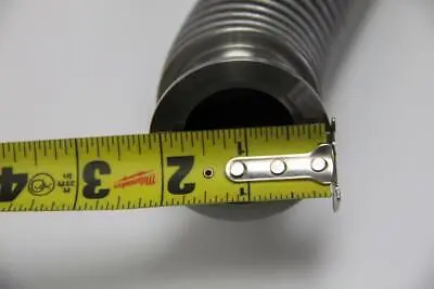 MKS Corrugated Flex Hose Bellows Stainless Steel 42", NW40 Lot of 2 (8241)W