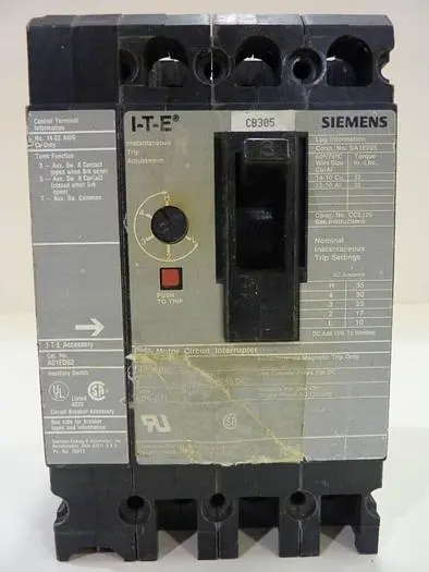 Used SIEMENS ED63A003 Circuit Breakers Michigan US | Ideal Machinery #592569