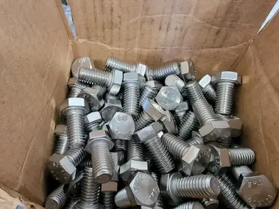 THE 1/2" x 1" S31600 Stainless Steel Hex Bolt (Box of 250)