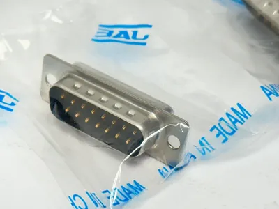 DA-15P-NR | JAE  D-Sub Connector 15-Position Male LOT OF 4 - New Other