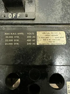 New | in-Stock SQUARE D KA26200AC Miscellaneous Equipment (Electrical & Power) Ohio US | Surplus Asset Holdings #1208907