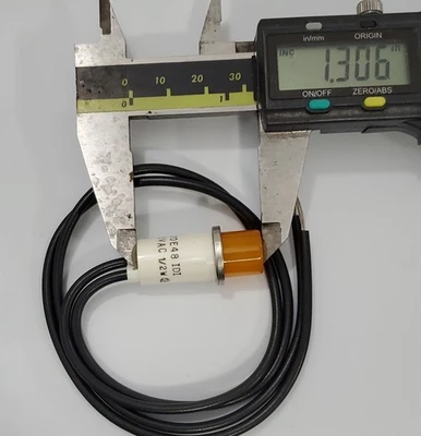 *NEW* Amber Pilot Indicator Light 125Vac 1/2 Watt Replaceable Lamp + Warranty!