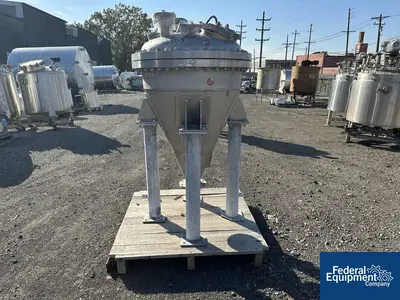USED Zeppelin Systems 90 gal Zeppelin Receiver Tank, 304 S/S, 3 Bar