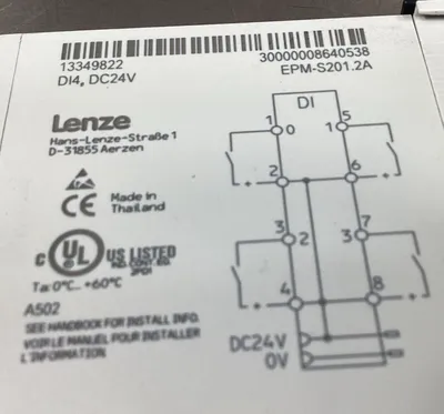 Lenze EPM-S201.2A I/O Module 3E-32
