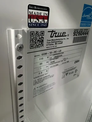 72-0365 True GDM-10-HC-LD Self Contained Cooler