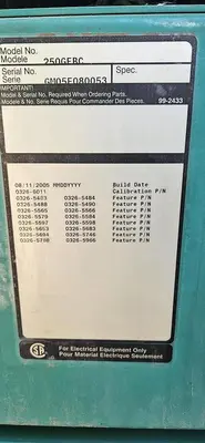 USED 2005 CUMMINS 250GEBC