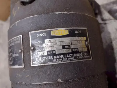 3" OSTER  MODEL #672 TUBE & PIPE ROTARY CUTOFF, 110V: STOCK #22854