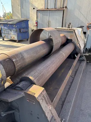 10' x 1" BERTSCH MODEL #100-10 4 ROLL HYDRAULIC PLATE ROLL, 2018: YOBRO #24784