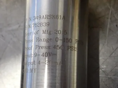 New | in-Stock 2015 VIATRAN 349ARSK61A Pressure Transmitters Ohio US | HGR 24 #864243