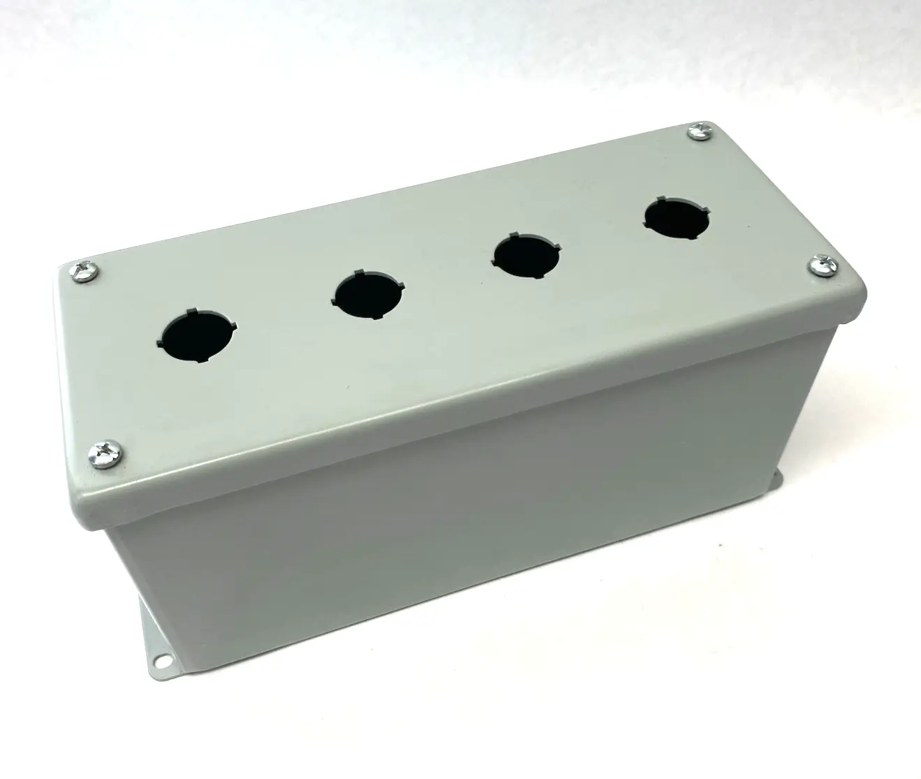 New | in-Stock NVENT HOFFMAN Extra-Deep Pushbutton Portrait Enclosure Type 12 4PBx22.5mm Electrical Boxes Michigan US | Maverick Industrial Sales #1392559