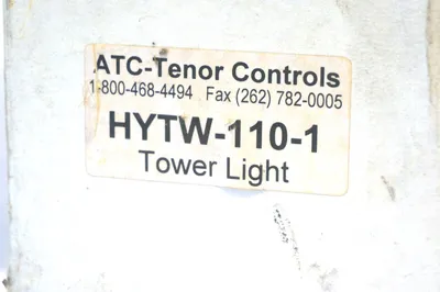 NEW ATC TENOR CONTROLS HYTW-110-1 TOWER LIGHT HYTW1101