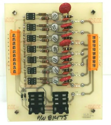USED OAK PCA 81475 SSR AND AC CONTROL CIRCUIT BOARD