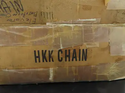 HKK C2060H Conveyor Attachment Roller Chain 1.5" Dbl Pitch 41"L  Lot of 8pcs