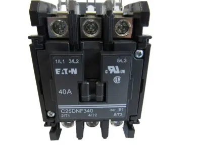 NEW EATON C25DNF340T DEFINITE PURPOSE CONTACTOR 3 POLES SERIES E1