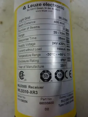 USED LEUZE MLD310-XR3