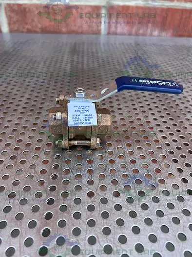 NEW NIBCO T-595-Y-66-X BRONZE BALL VALVE 1/2" THREADED