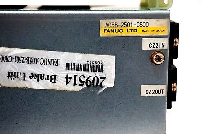 USED FANUC A05B-2501-C800 BRAKE UNIT A05B2501C800