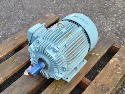 15 hp, 230/460 volts, 3525 rpm, 254T Electric Motor