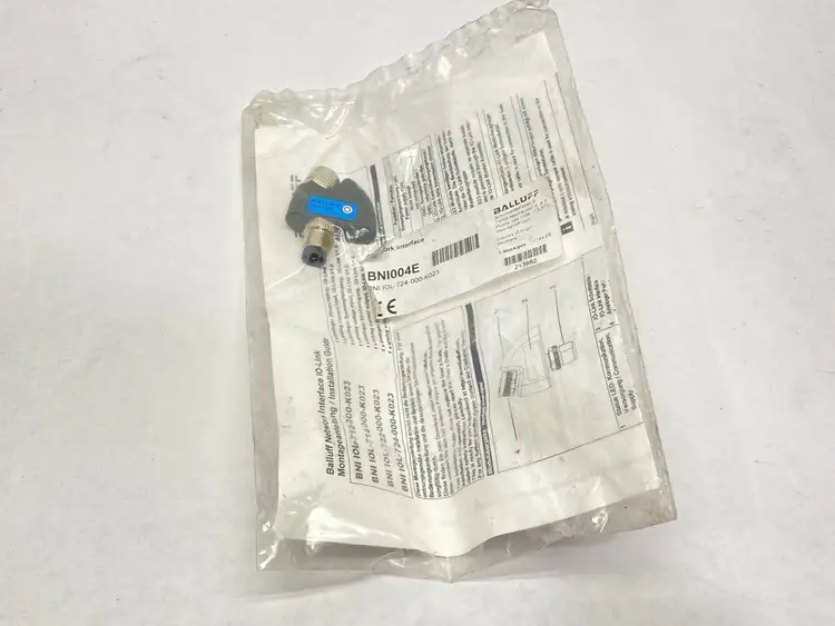 New | in-Stock BALLUFF SIGNAL CONVERTER COMMUNICATION ADAPTER BNI IOL-724-000-K023 Connector Accessories | Maverick Industrial Sales #1101200