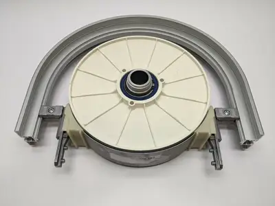 3 842 547 055 | Bosch Rexroth 3842547055 Conveyor Curve Wheel 90 Plus Aluminum 180 Degree Turn - Used