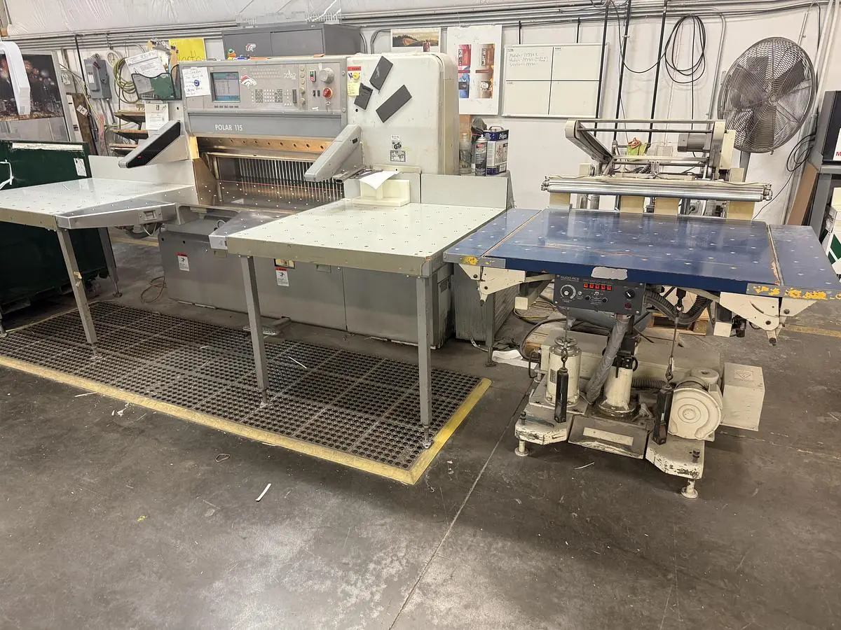 USED 1999 POLAR 115ED PROGRAMMABLE PAPER CUTTER