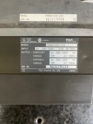 USED FUJI ELECTRIC FRN001G9S-2UX