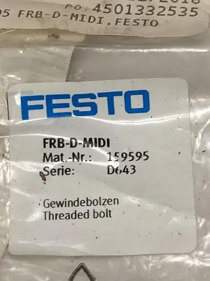 Used FESTO FRB-D-MIDI Misc Electrical & Power Parts Ohio US | Surplus Asset Holdings #1234412
