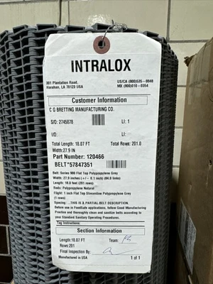 NEW Intralox 120466