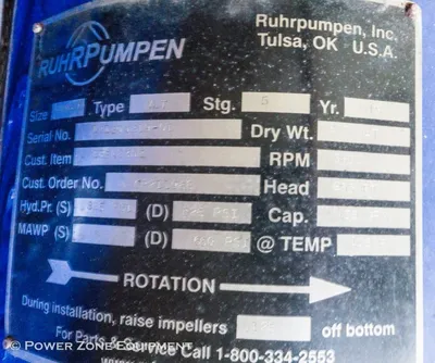NEW RUHRPUMPEN VLT-HLX 200