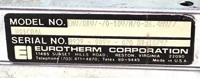USED EUROTHERM EMV/DRV/-/0-10V/N/0-26.4MV//NS1C846 PC MODULE