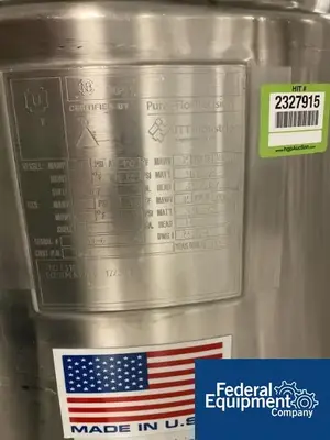 USED Pure-Flo Precision 200 Liter Pure-Flo Precision Reactor, S/S