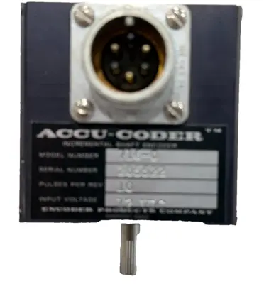 NEW ACCU-CODER 716-0 INCREMENTAL SHAFT ENCODER 12VDC 10 PULSES PER REV 7160
