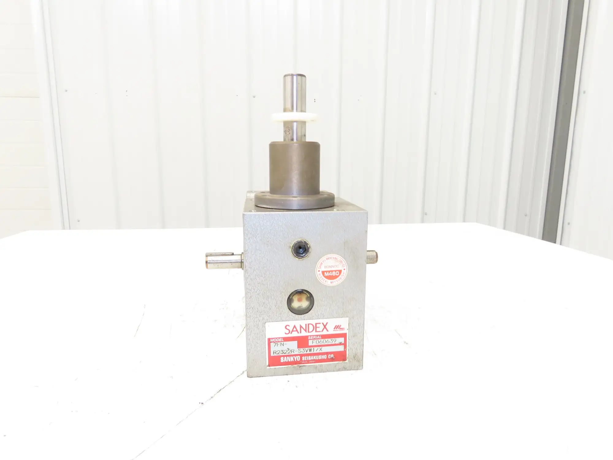 Sankyo Sandex 7FN-R2322R-S3VW1/X Rotary Indexer Drive Roller Gear Cam Dual Shaft