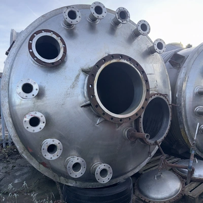 11,500L Stainless Steel JKTD 1/2 Coil / Limpet Coiled Reactor Body
