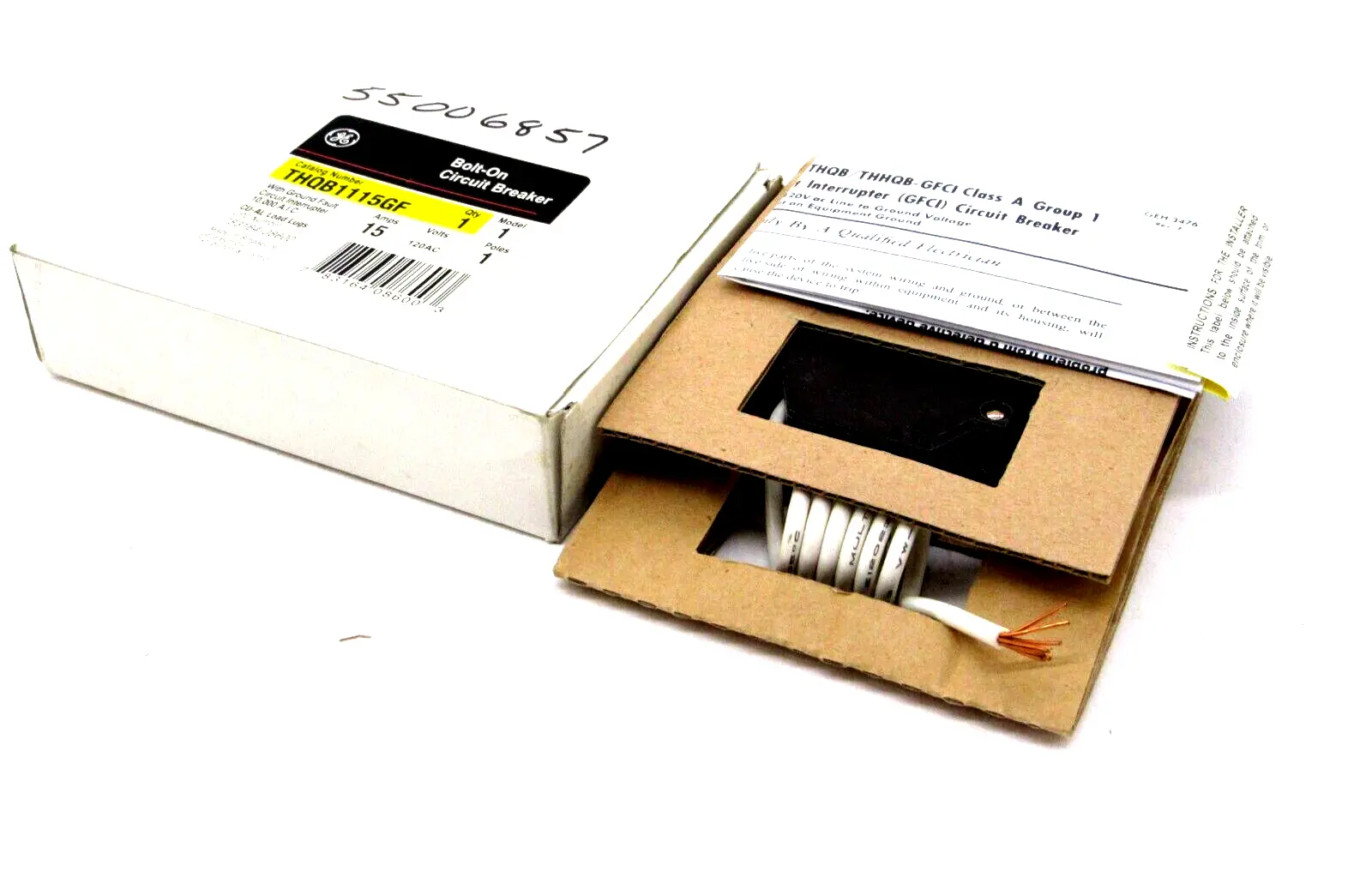NEW GENERAL ELECTRIC THQB1115GF CIRCUIT BREAKER