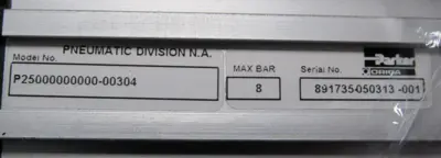NEW PARKER P25000000000-00304 PNEUMATIC SLIDE P2500000000000304