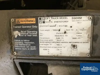 USED Hyster Hyster Forklift Model S50XM