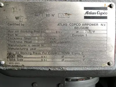 USED 1985 ATLAS COPCO GA 409