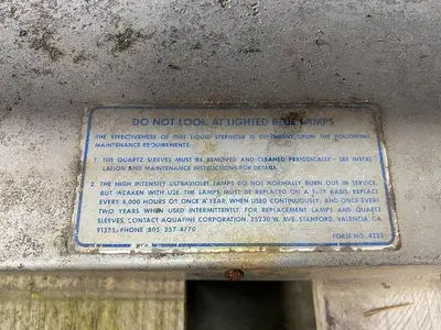 USED AQUAFINE RBE-10R/60