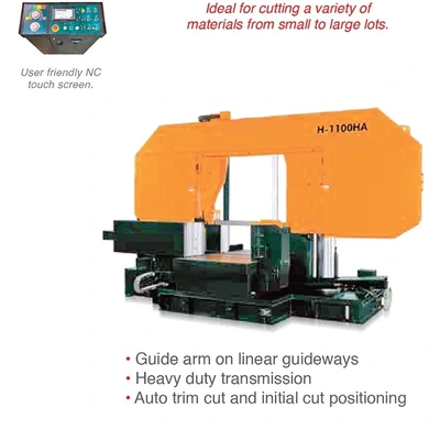 MIGHTY VIPER H / NC 700HA-1100HA Horizontal Band Saws | MARTECH Machinery & Automation, LLC (1)